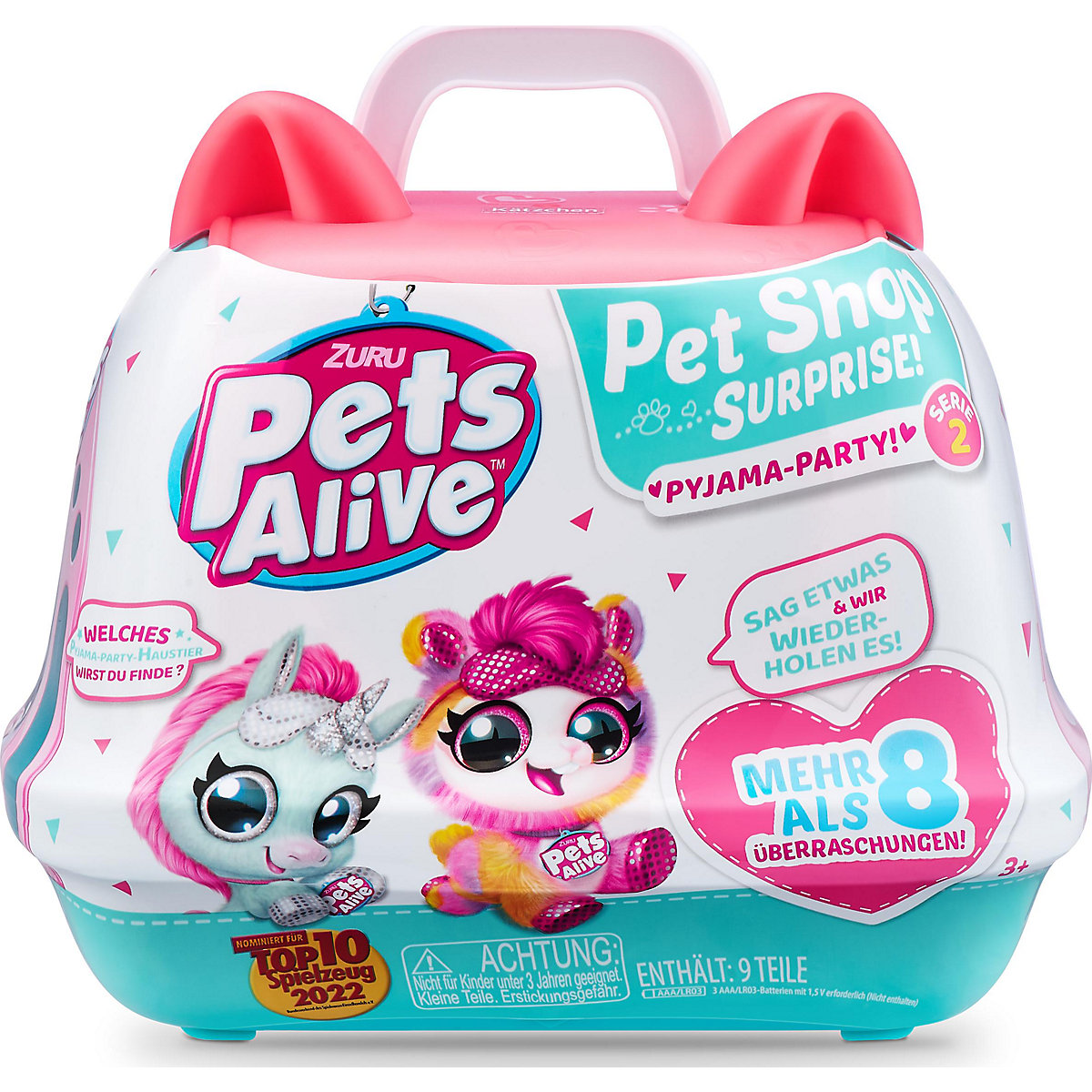 Pets Alive - Pet Shop Surprise Spielset Tierhandlung Serie 2 Katze Pyjamaparty