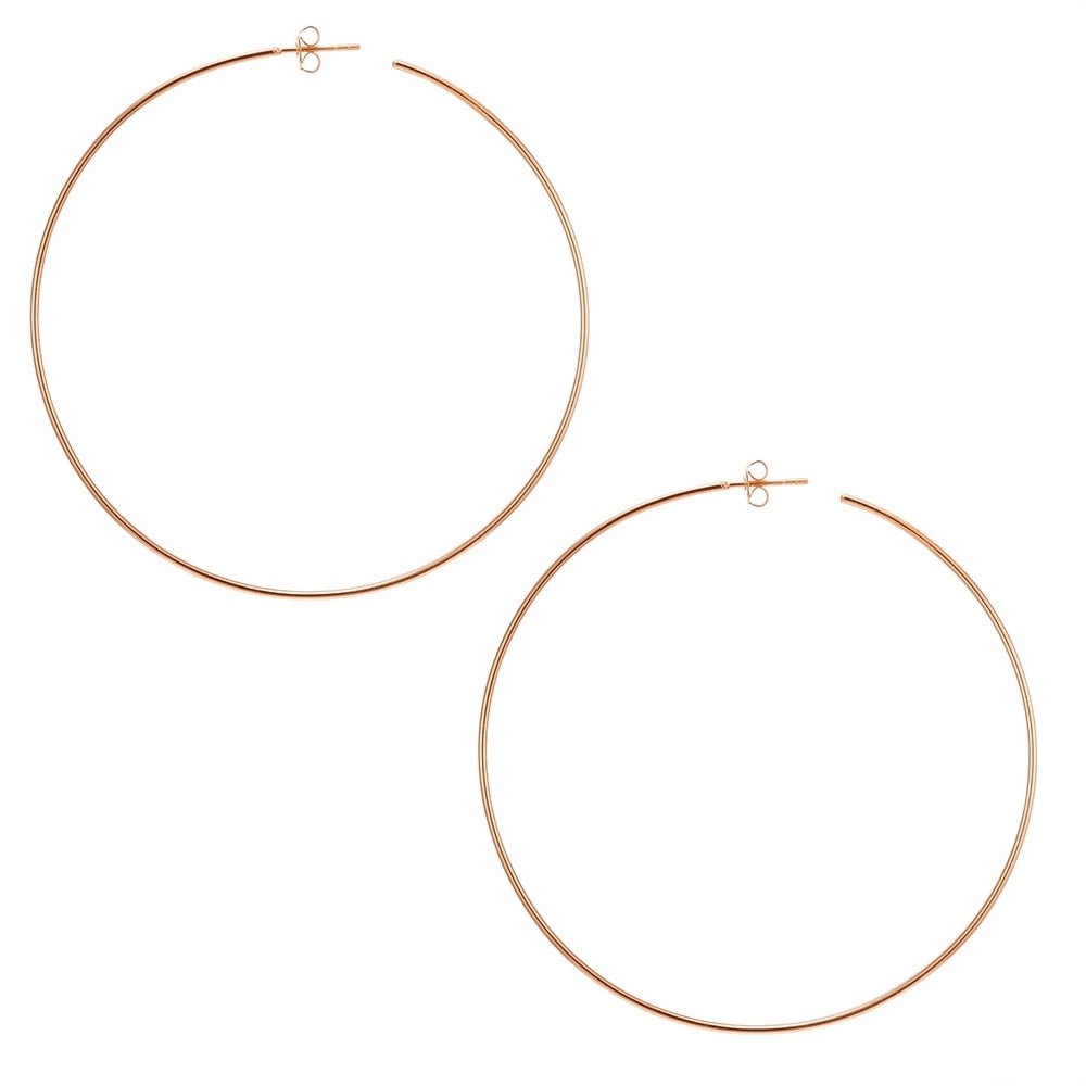 Glanzstücke München Créoles en argent Argent sterling en Or rose Boucles d'oreilles