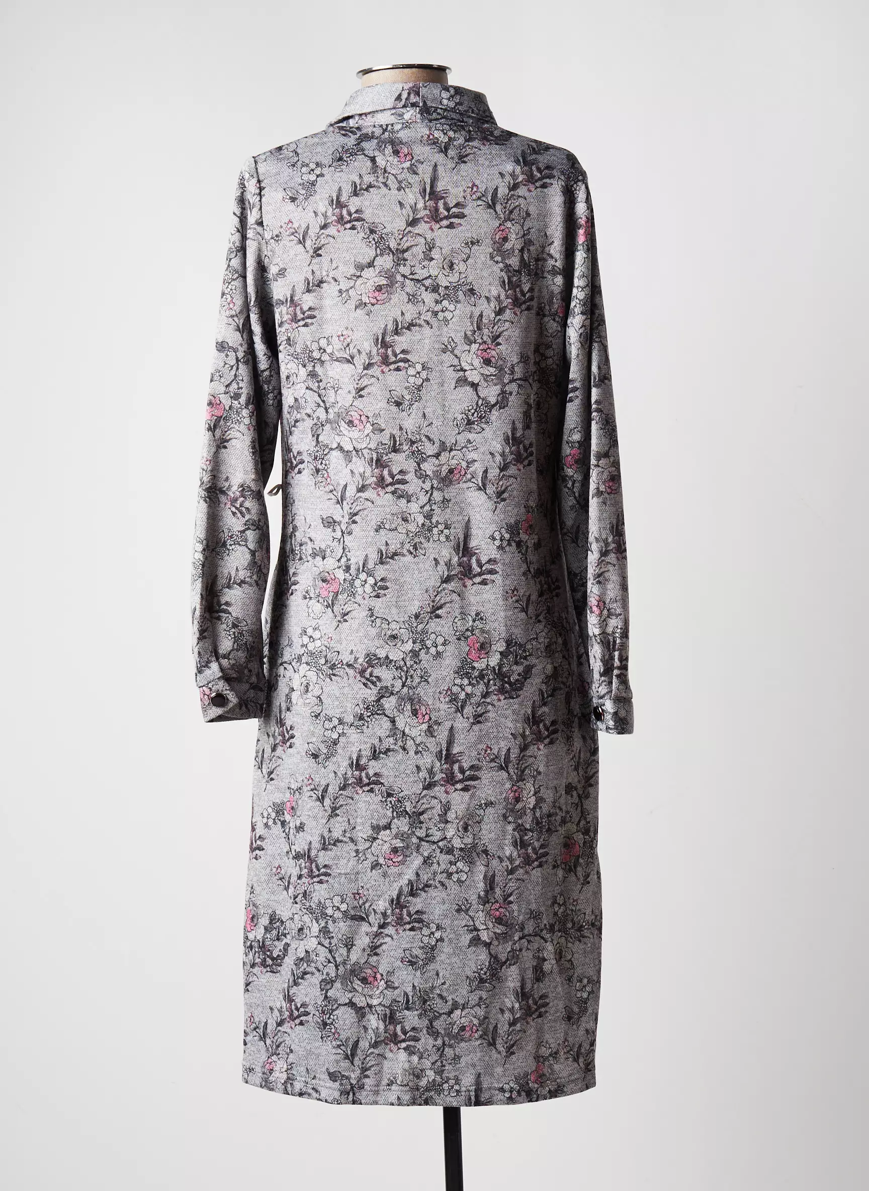 Damart Robes Mi Longues Femme couleur gris