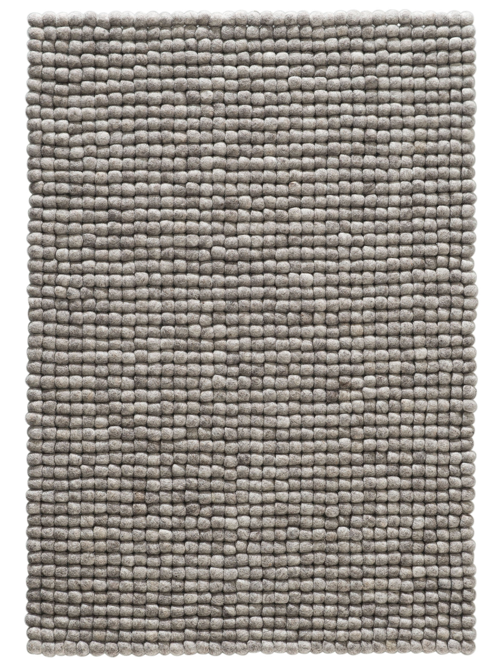 Smedby Filzkugel-Teppich, Stone Grey