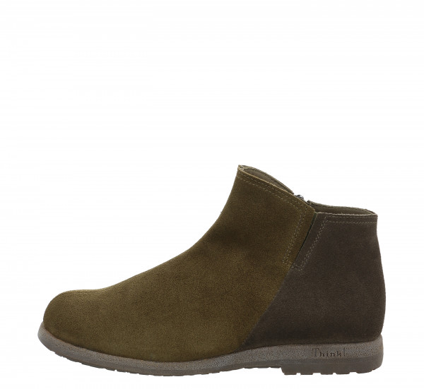 RENTO Ankle Boots - Olive/Kombi
