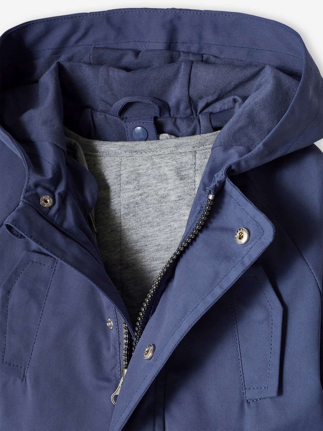 Vertbaudet Baby Regenjacke mit Innenjacke - dunkelblau