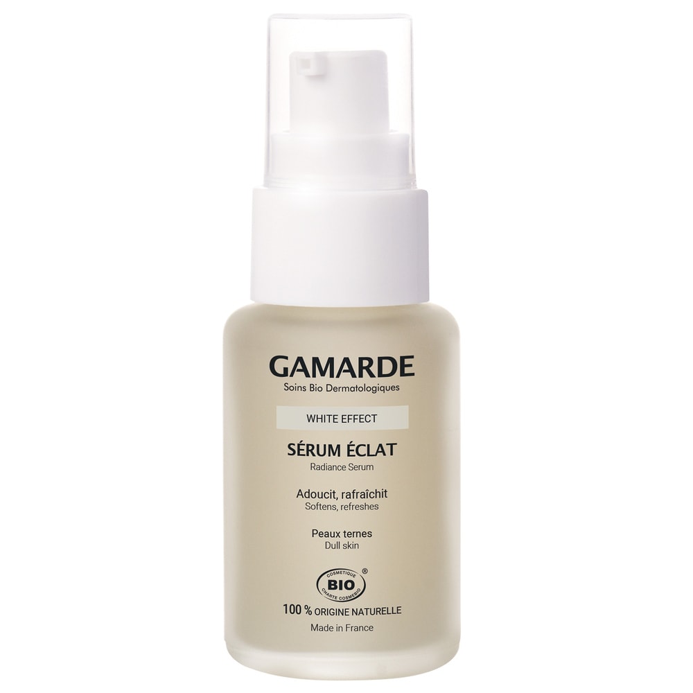 gamarde SERUM ECLAT Flacon pompe 30 ml Sérum aqueux illuminateur peaux ternes