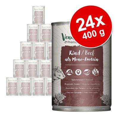 Sparpaket Venandi Animal Monoprotein 24 x 400 g