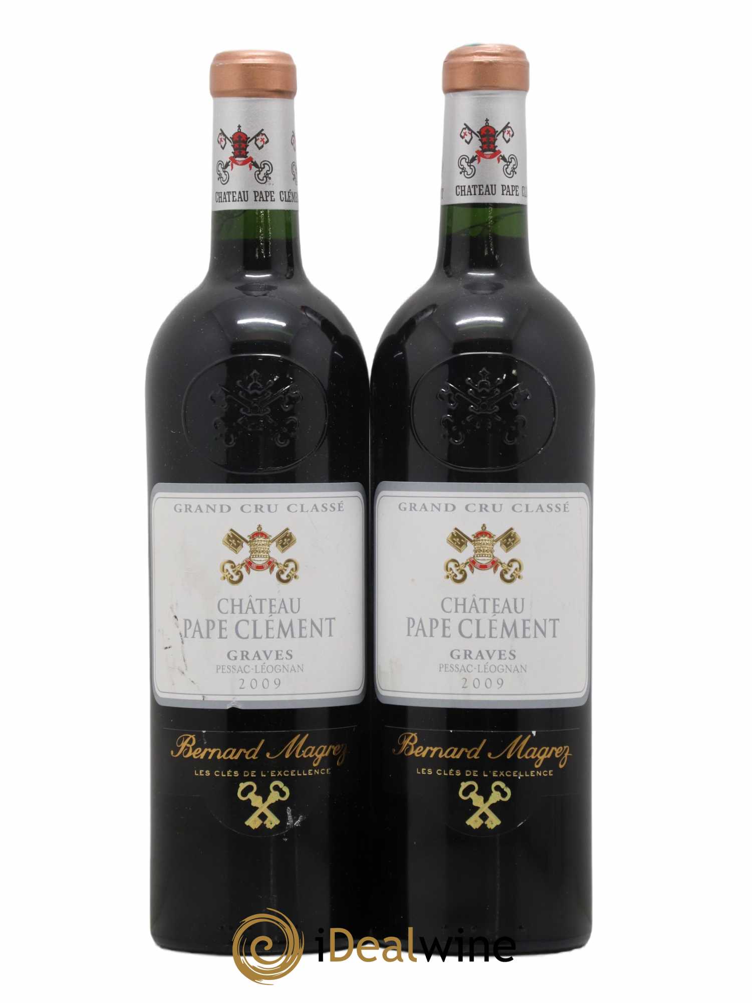 Château Pape Clément Cru Classé de Graves  2009 - Lot de 2 Bouteilles
