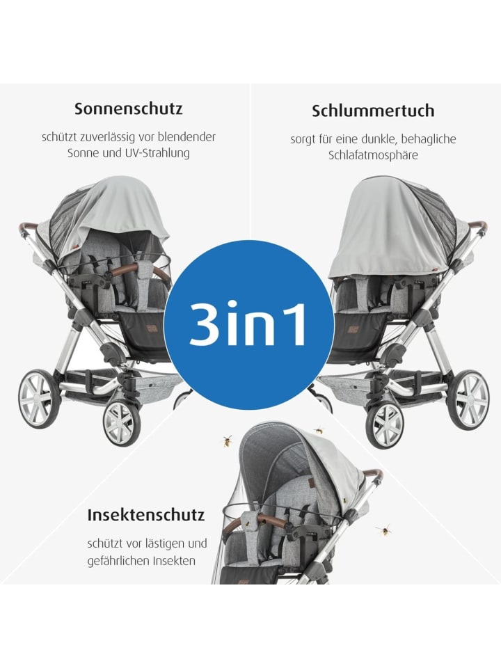 Reer ShineSafe Bite Sonnen- und Insektenschutz in Grau ab 0 Monate günstig kaufen onesize