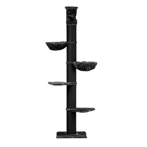RHR Quality Kratzbäume RHR Quality Kratzbaum Maine Coon Tower anthrazit/ schwarz