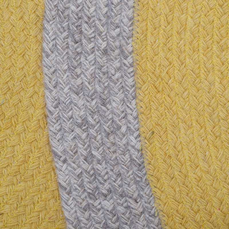 Tapis laine tressée 120cm NOLAN