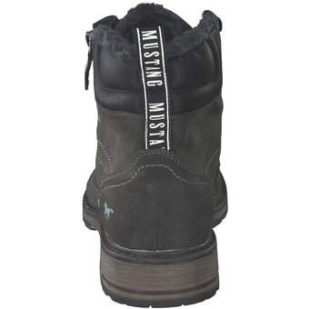 Mustang Schnür Boots in grau