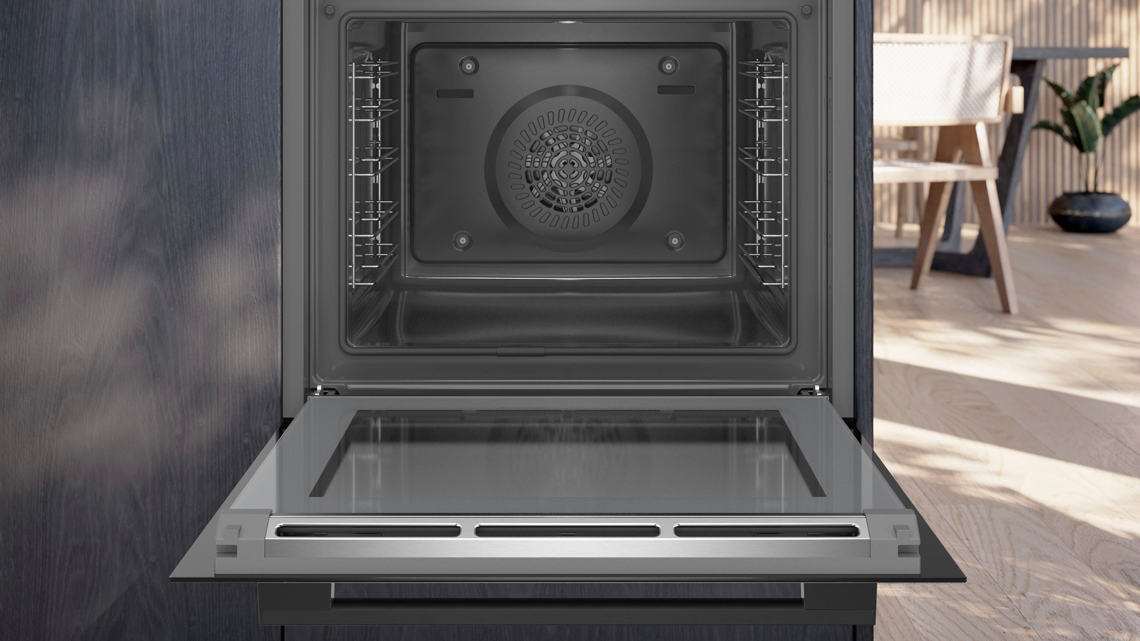 SIEMENS Elektro-Herd-Set PQ211KAAB, mit Teleskopauszug nachrüstbar