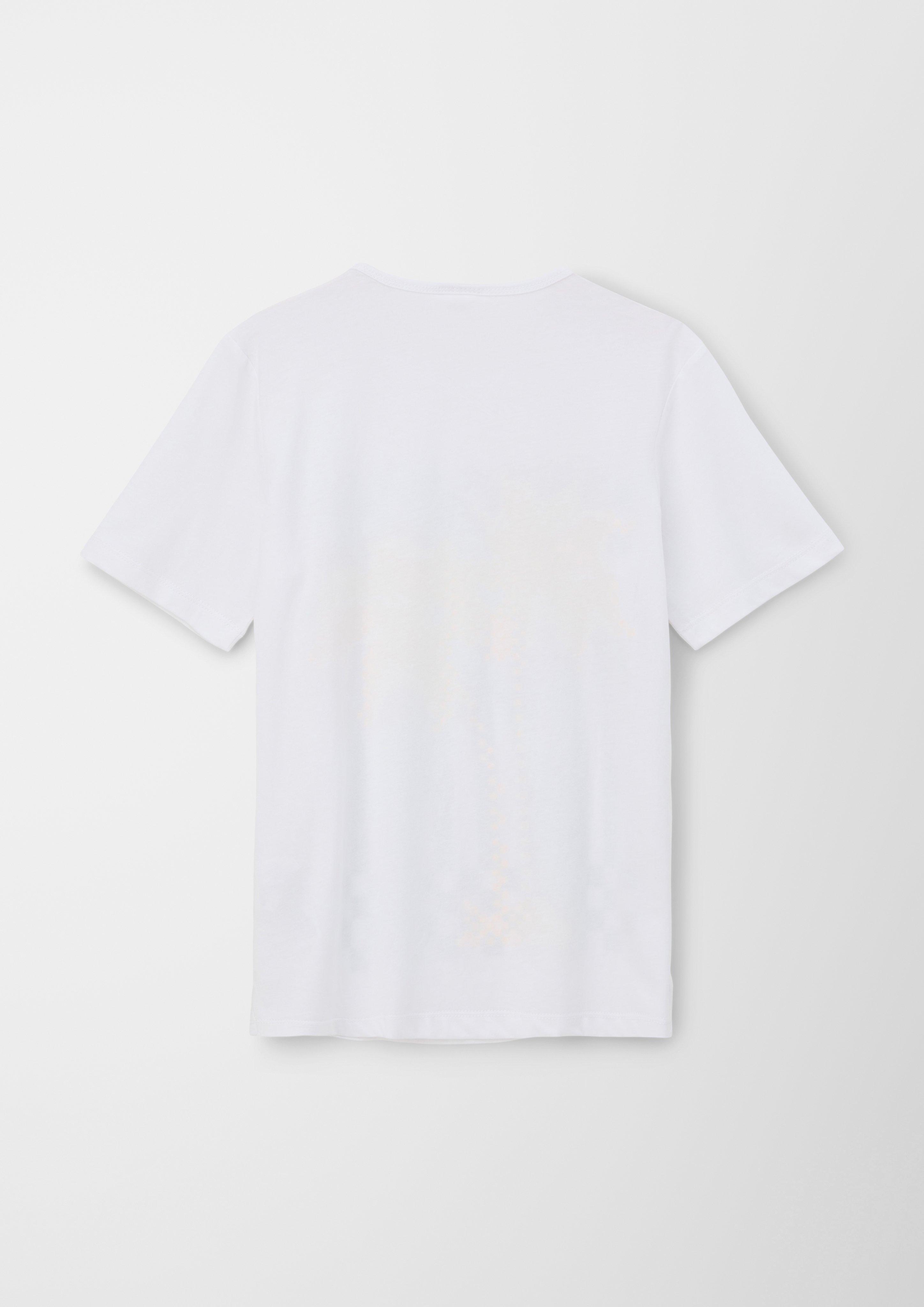 Jerseyshirt mit Frontprint  2130531-0100