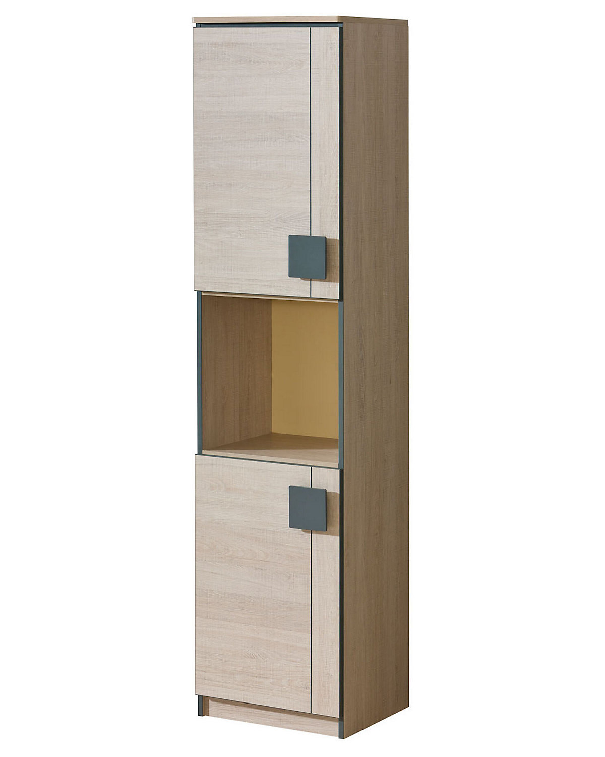 Stauraumschrank Wäscheschrank Gami 45x40x187cm 2-türig