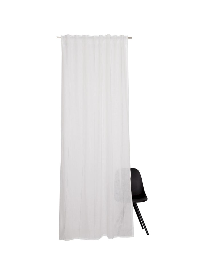 ESPRIT Halbtransparenter Schlaufenvorhang TREND in Natur günstig kaufen 130x250 cm