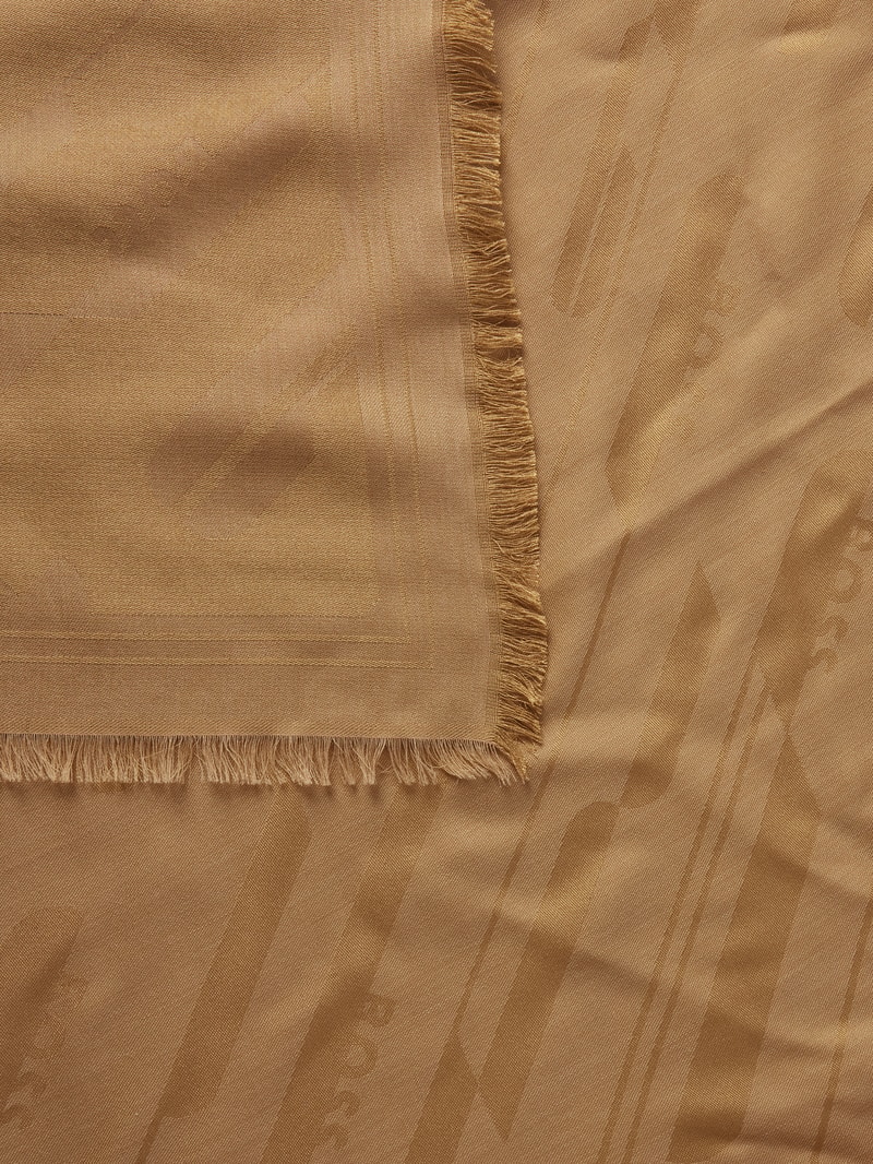 Schal mit Woll-Anteil Modell 'Ledonia' in camel