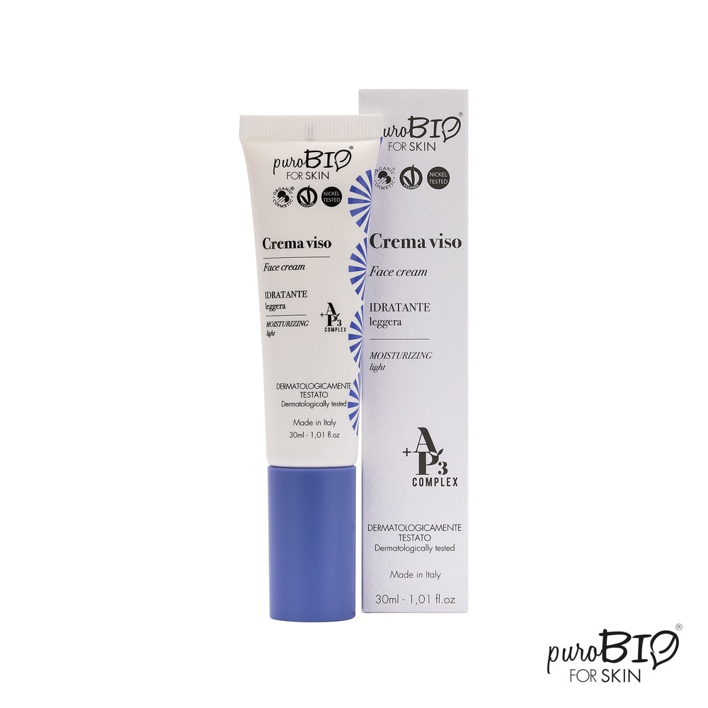 Purobio Crème visage hydratante AP3® Légère -  Tous types de peau
