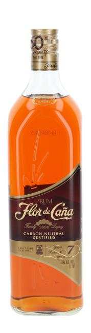 Flor de Caña 7 Gran Reserva Rum - 1 Liter! 1 l·40 % vol