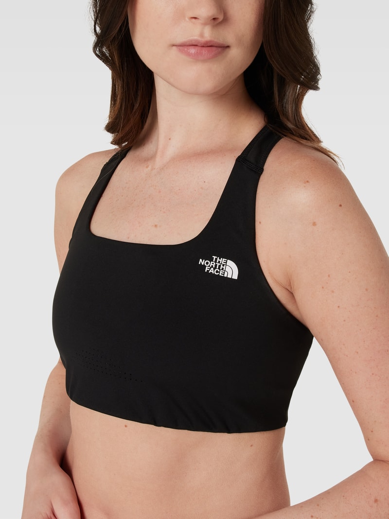 Bustier mit Racerback Modell 'MOVMYNT' in schwarz
