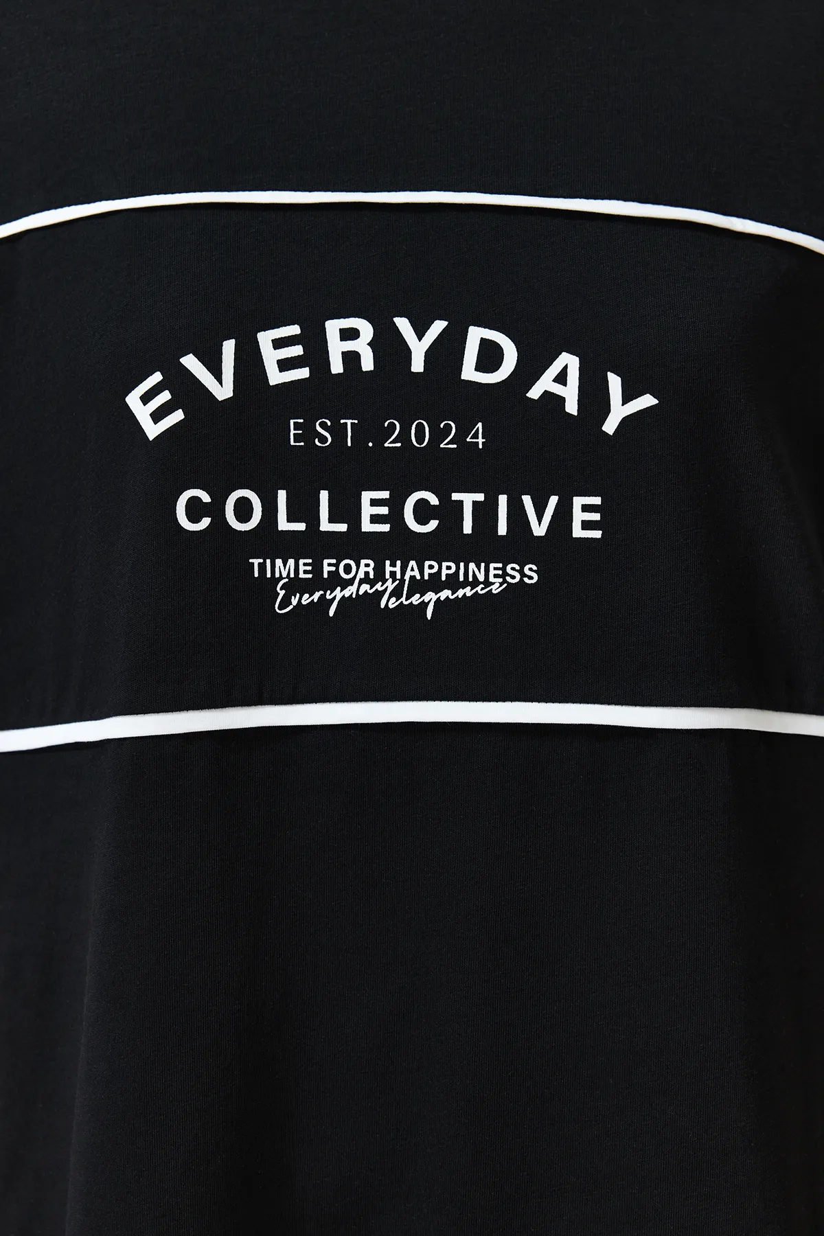 Trendyol Collection  T-Shirt - Schwarz - Oversized