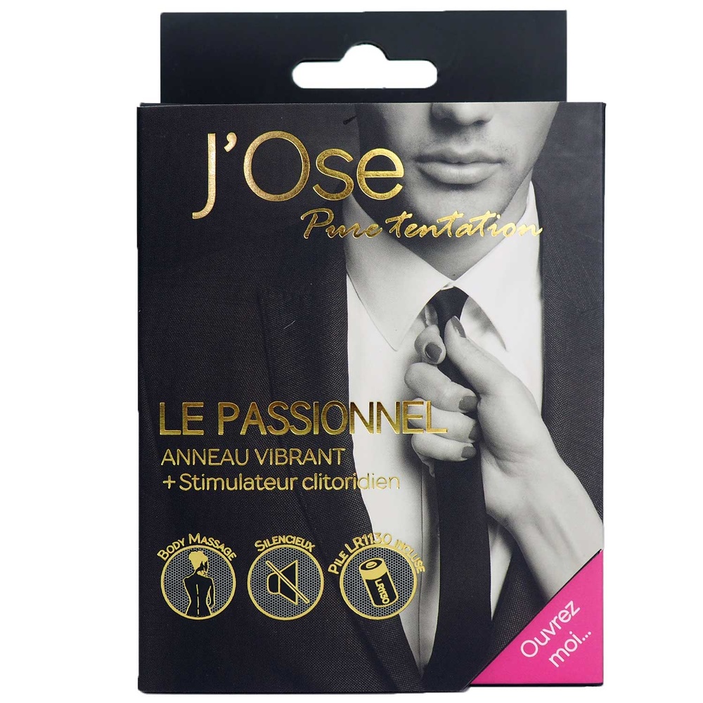 j'ose Le Passionnel - Anneau vibrant Pile incluse HYGIENE SEXUELLE