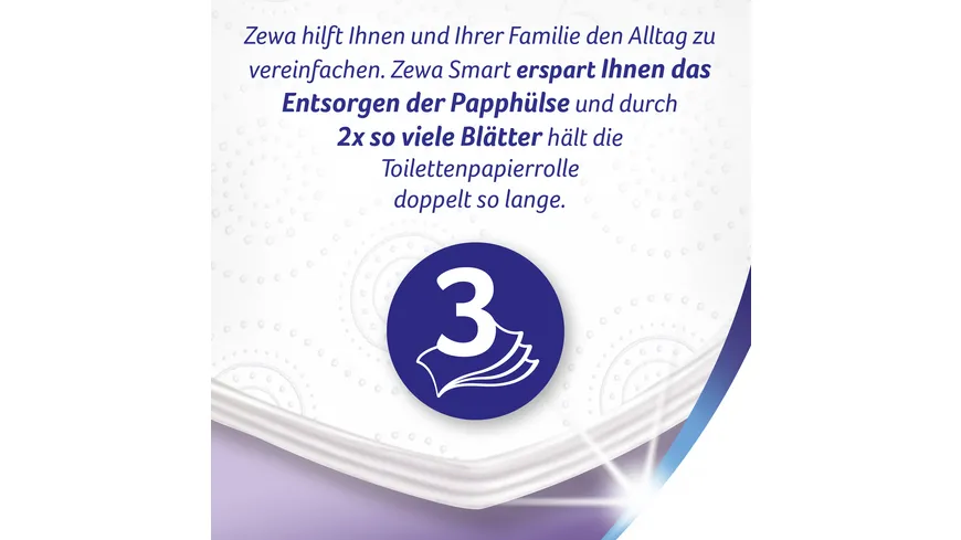 Zewa Smart Toilettenpapier 4x300 Blatt