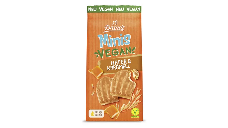 Brandt Minis Vegan Hafer und Karamell Zwieback 85 g