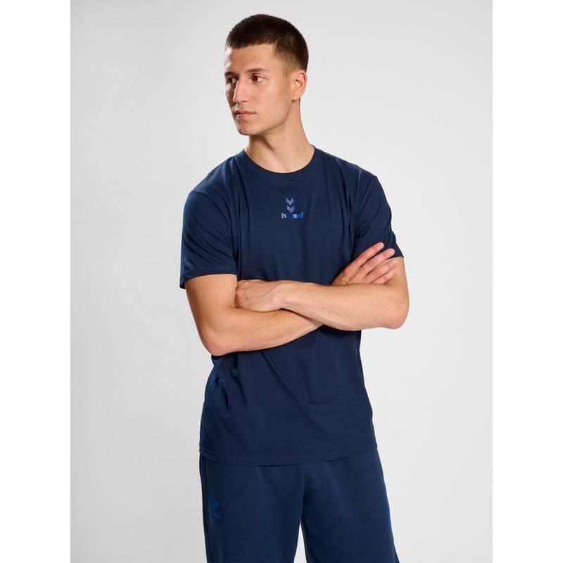 hummel hmlACTIVE CHEVRONS CO TEE S/S T-Shirt Herren
