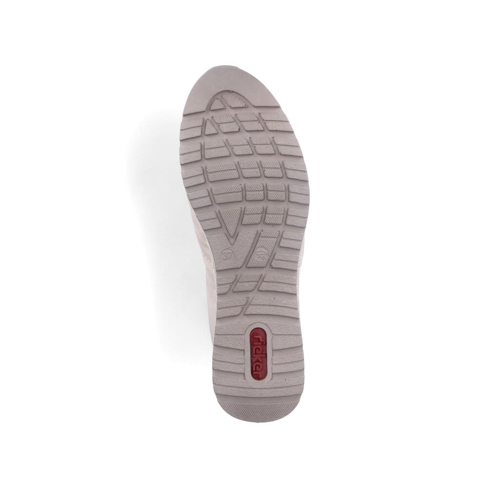 Rieker Damen Sneaker Low cremeweiß