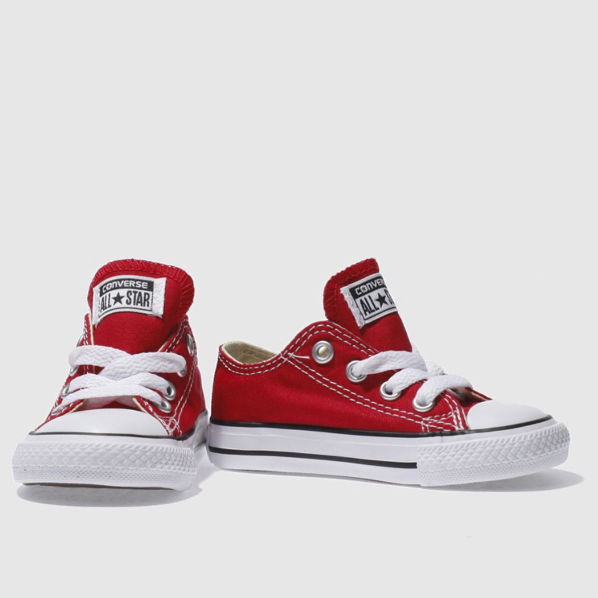 Converse röda All Star Lo småbarnsskor