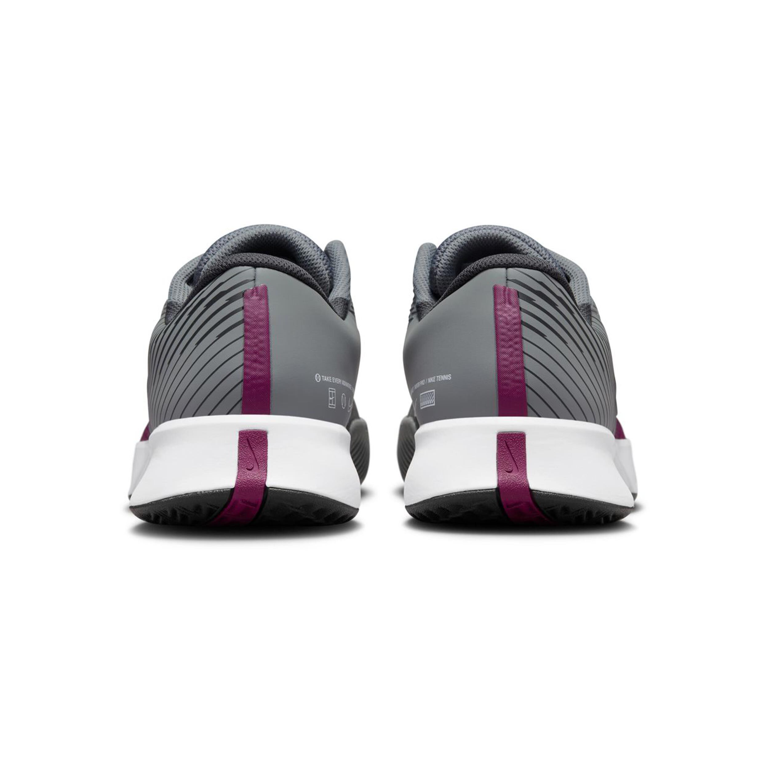 Air Zoom Vapor Pro 2 Sandplatzschuh Herren - Grau, Berry