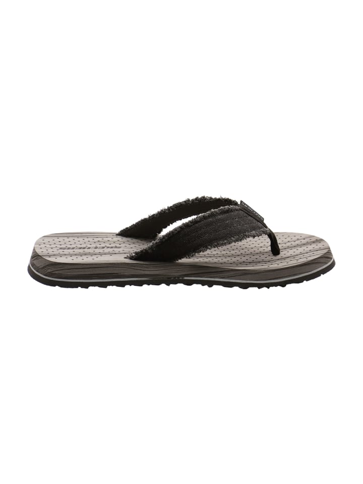 Skechers Zehentrenner in Schwarz günstig kaufen