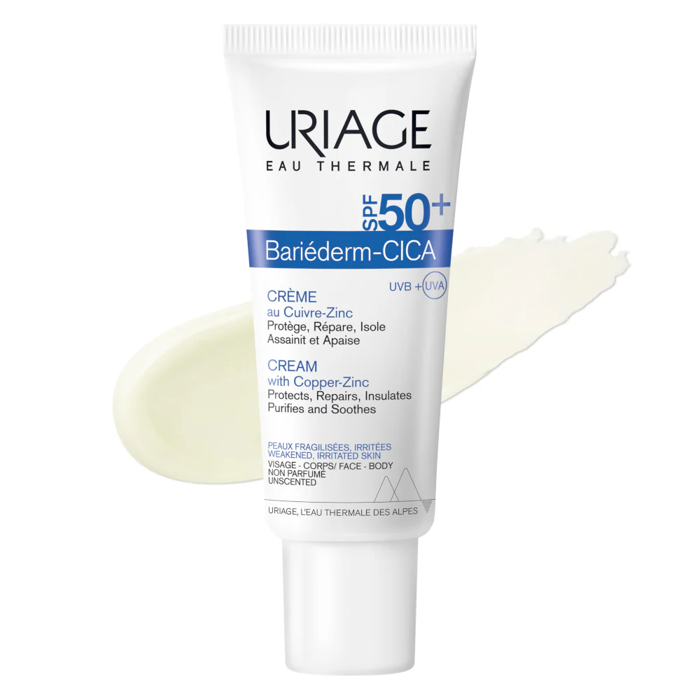 BARIÉDERM-CICA krém SPF50+ - upokojujúci denný krém, ochranné kúry