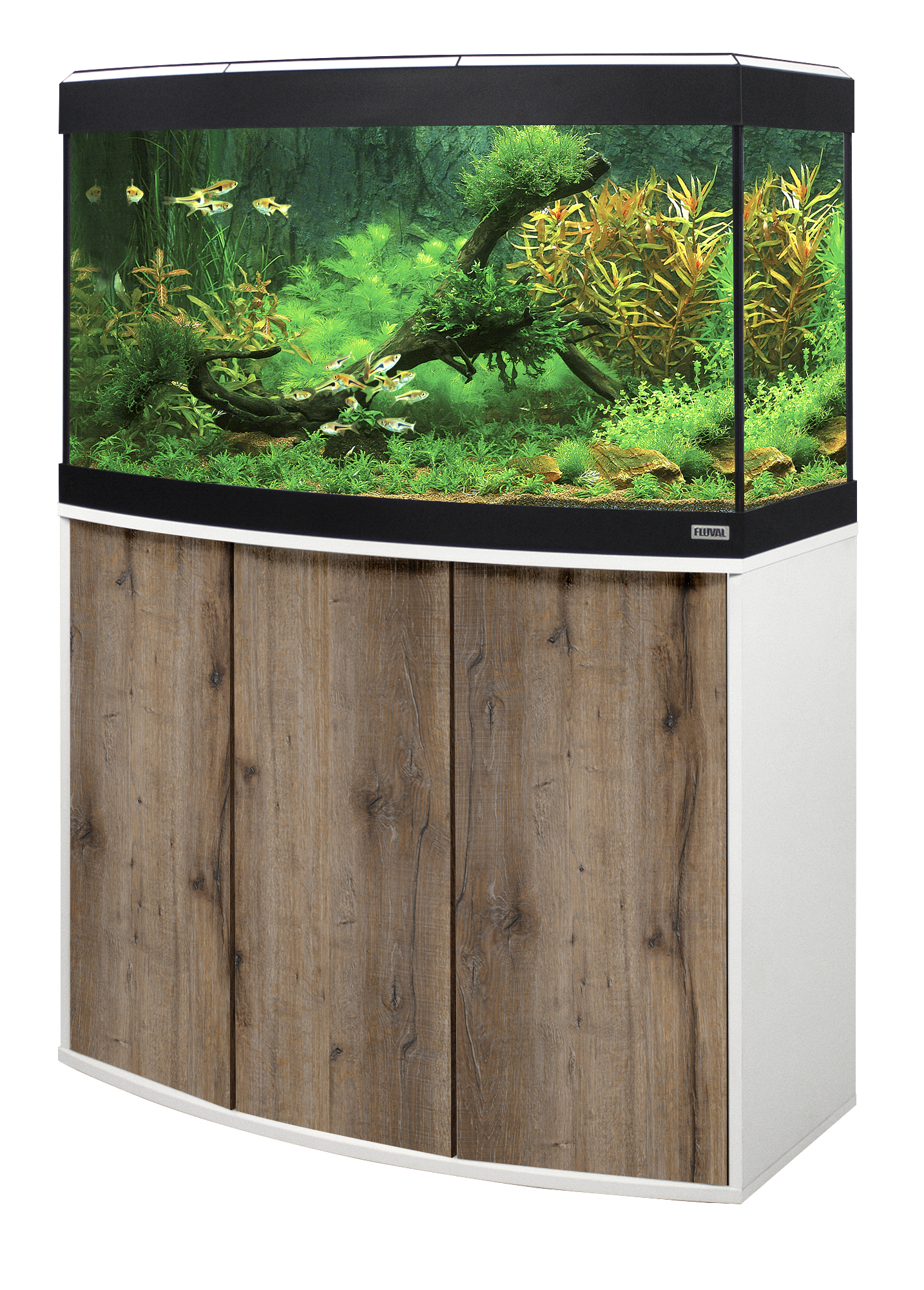 Hagen Aquarienkombinationen Hagen Fluval Vicenza 180 Kombi eiche