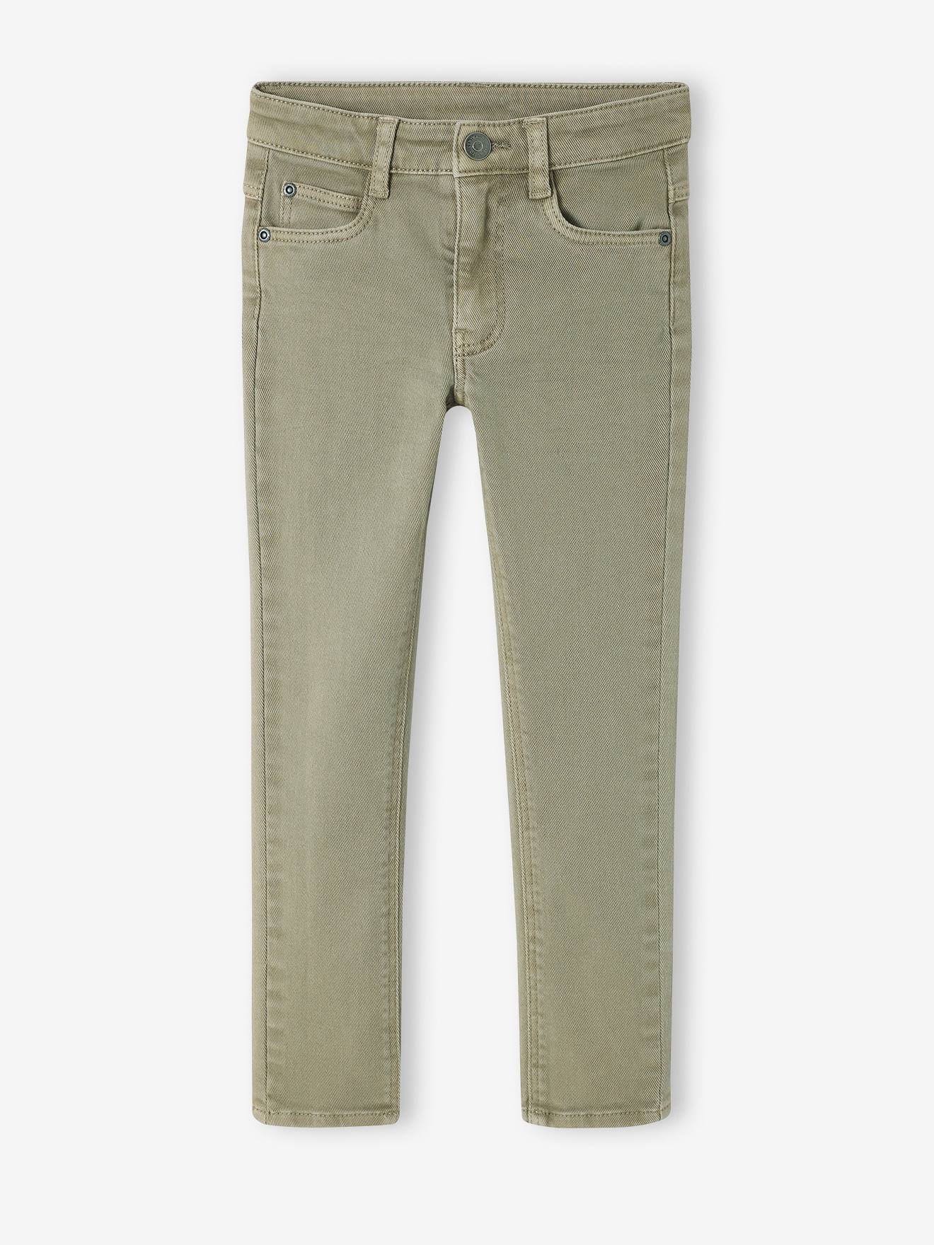 Vertbaudet Jungen Slim-Fit-Hose, Hüftweite SLIM - schokolade