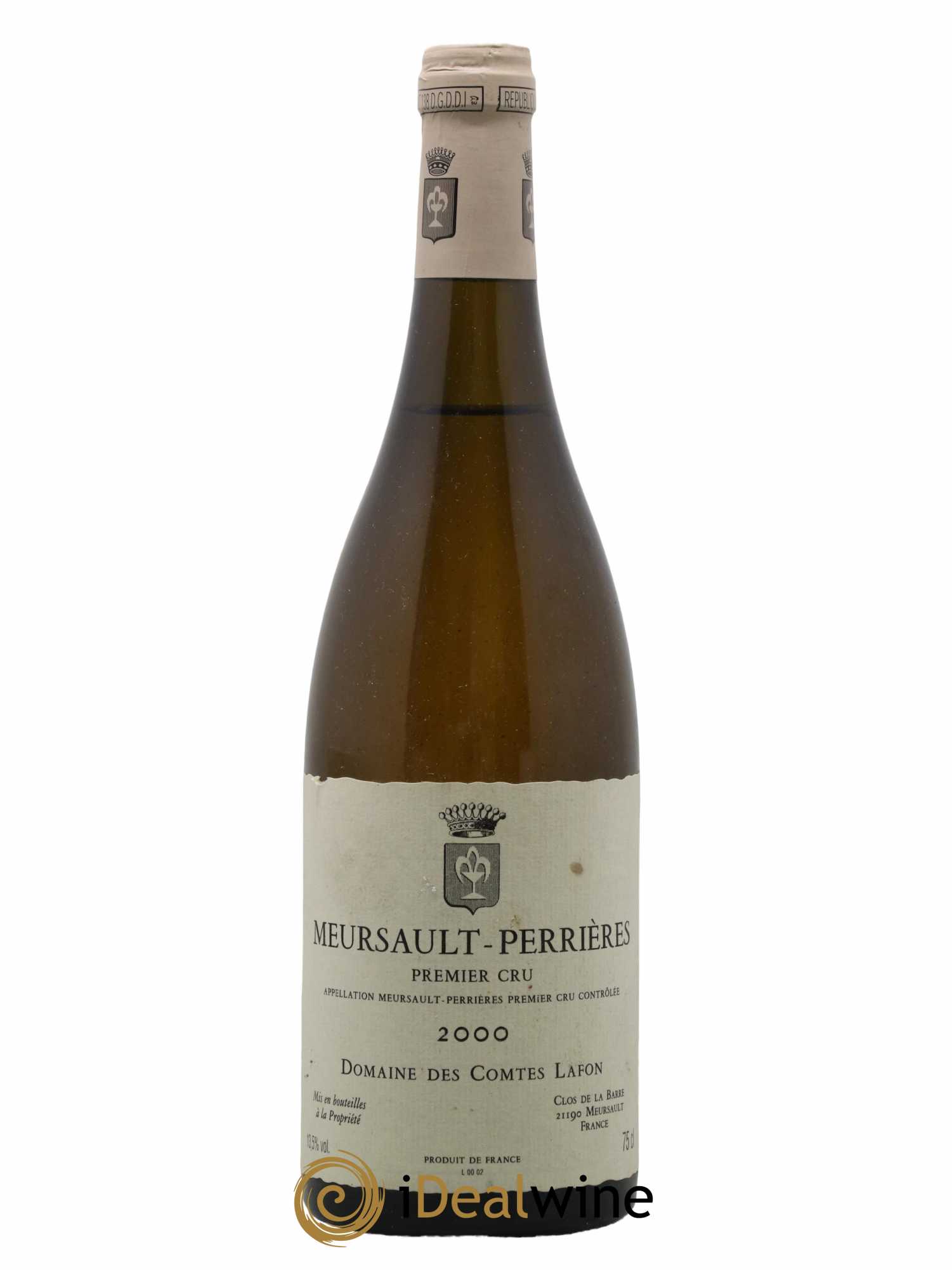 Meursault 1er Cru Perrières Comtes Lafon (Domaine des)  2000 - Lot de 1 Bouteille