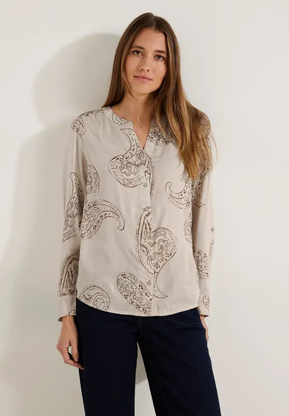 CECIL Bluse mit Paisley Print