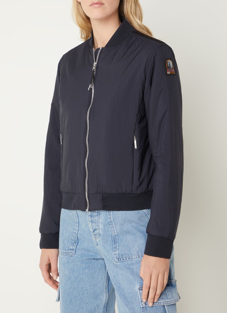 Giacca bomber Parajumpers Lux con tasche con zip e logo