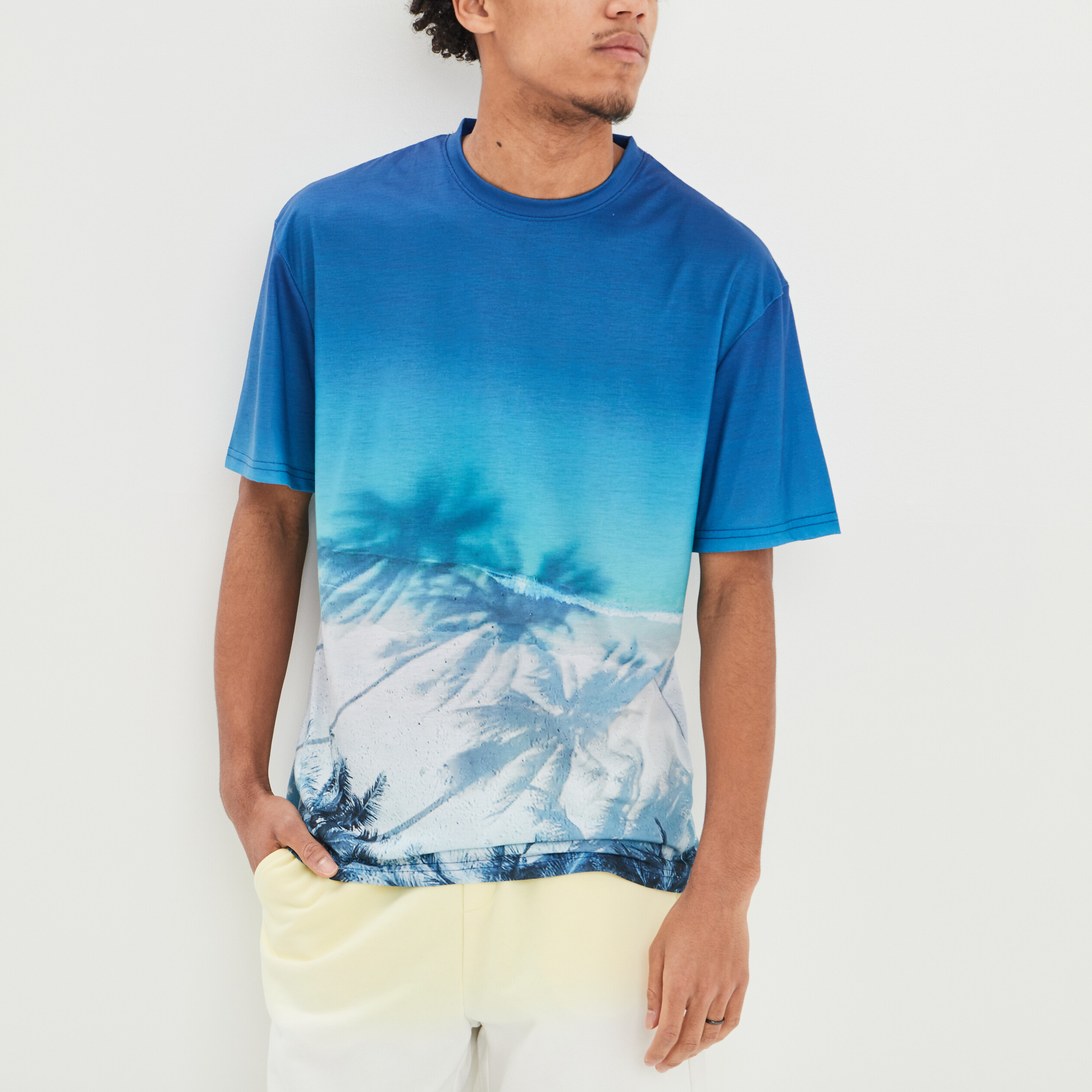 T-shirt manches courtes blanc garçon | La Halle