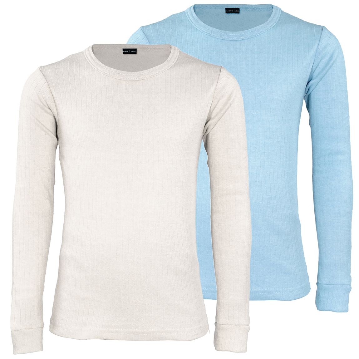 Black Snake Cuddle Creme/Blau 2-Pack Kinder Thermoshirt