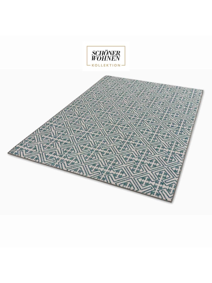 Schöner Wohnen Kollektion Outdoor Teppich PARKLAND in Aquamarin günstig kaufen