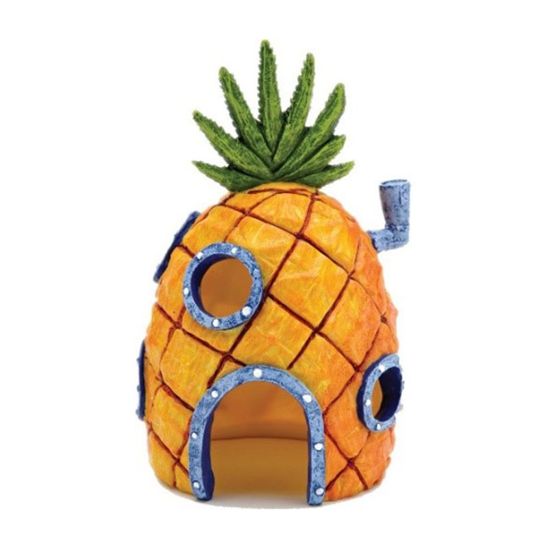 Penn Plax Dekoration Penn Plax SpongeBob Ananashaus klein