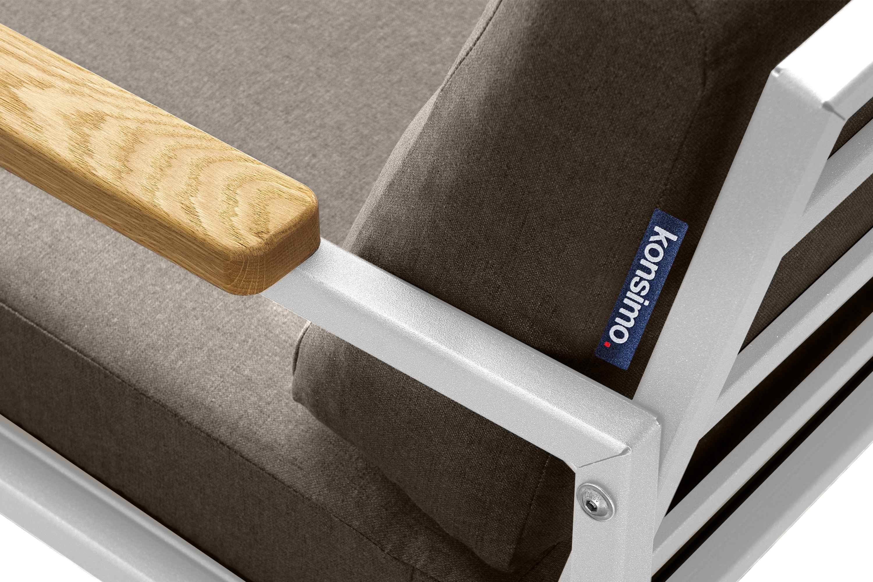 Konsimo Loungesofa TRIBO Gartensofa 2, abnehmbare Bezüge, wasser- und schmutzabweisende, pflegeleicht