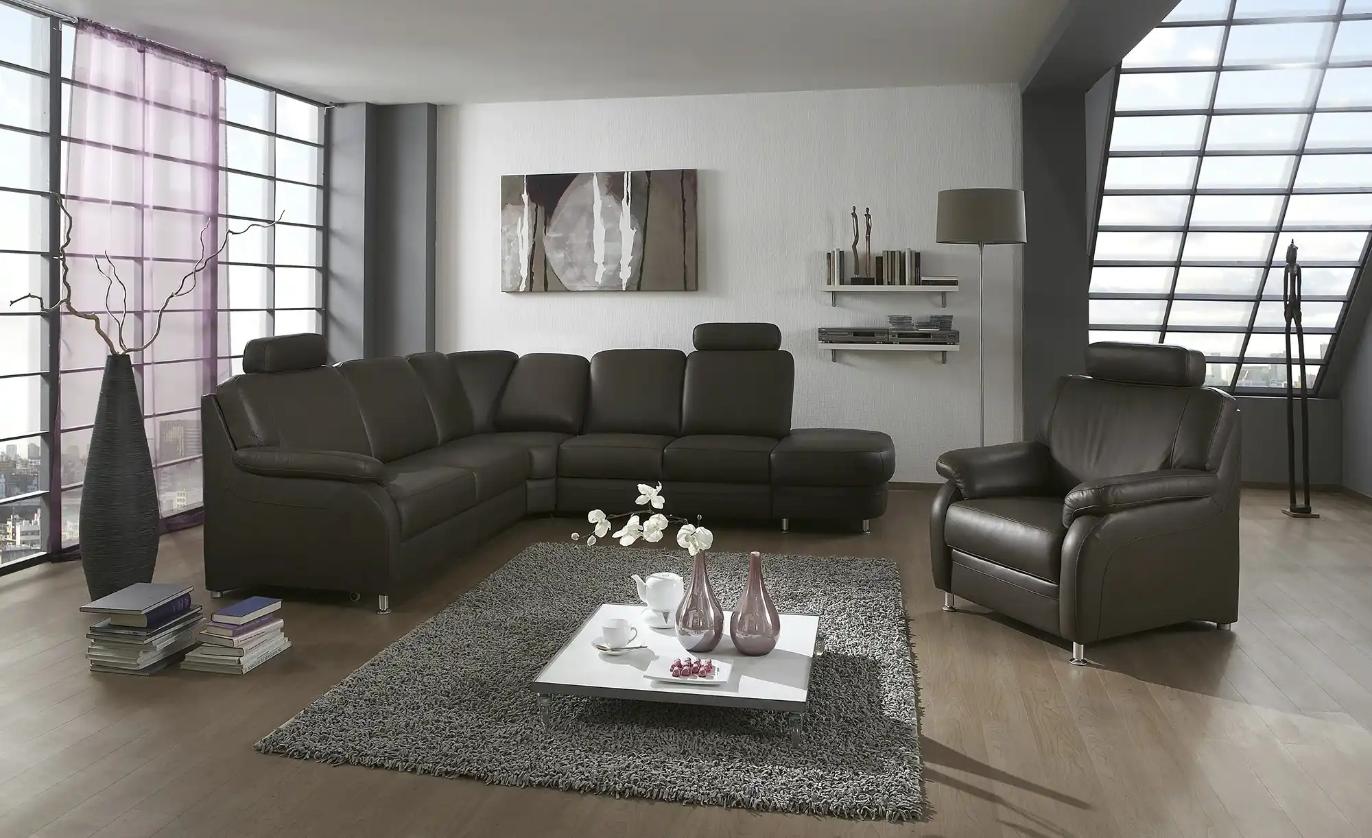 Kollektion Kraft Ecksofa aus Leder Ole