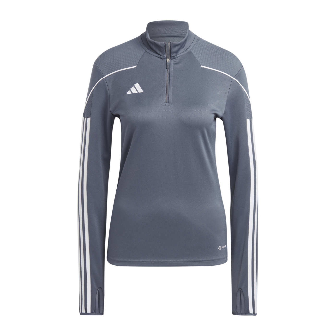 adidas Tiro 23 League HalfZip Sweatshirt Damen Grau