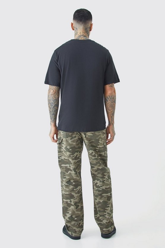 Tall lockere Twill Camouflage Hose