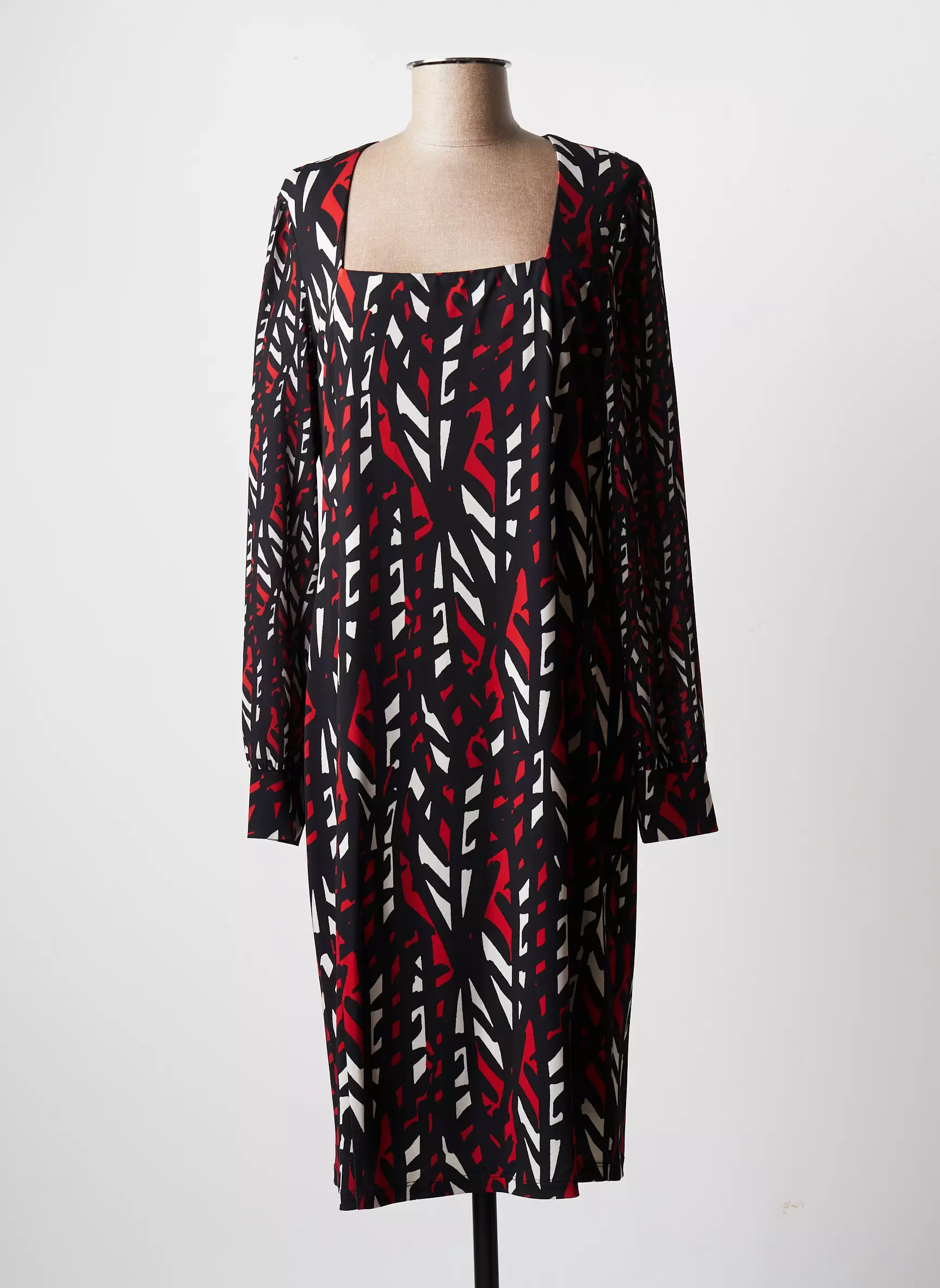 Eroke Robes Mi Longues Femme couleur noir