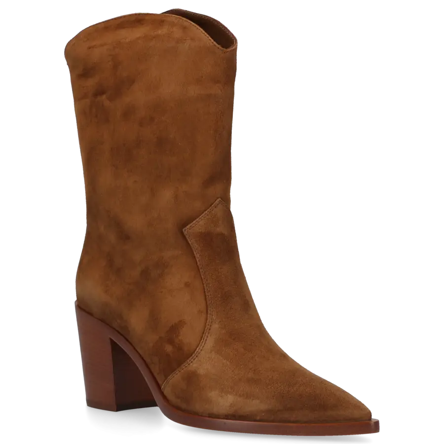 Gianvito Rossi - Stiefeletten DENVER Veloursleder - braun