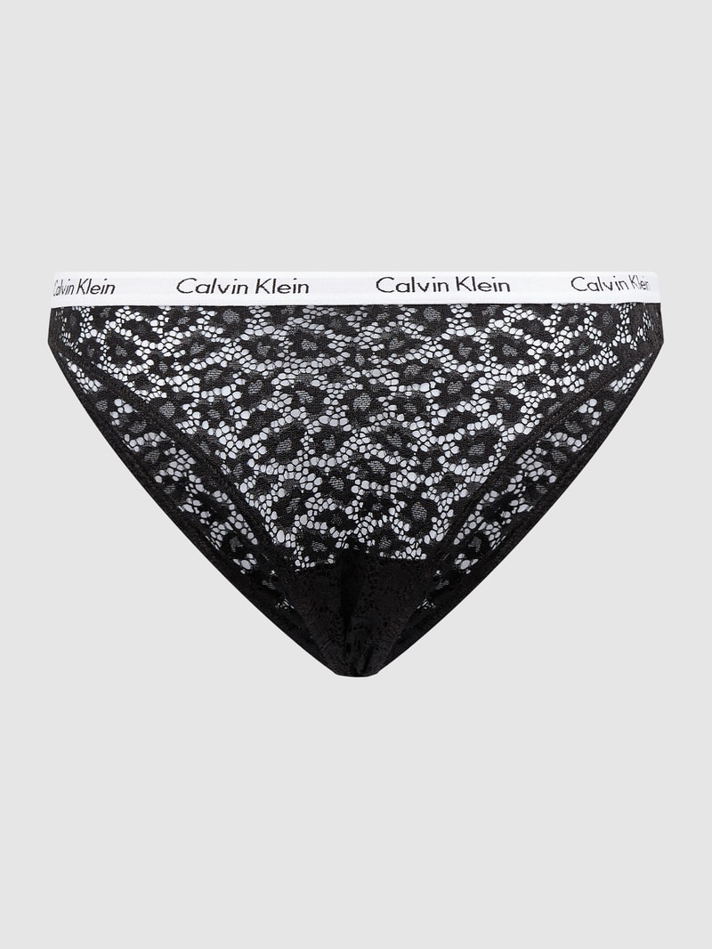 String aus Mikrofaser in schwarz