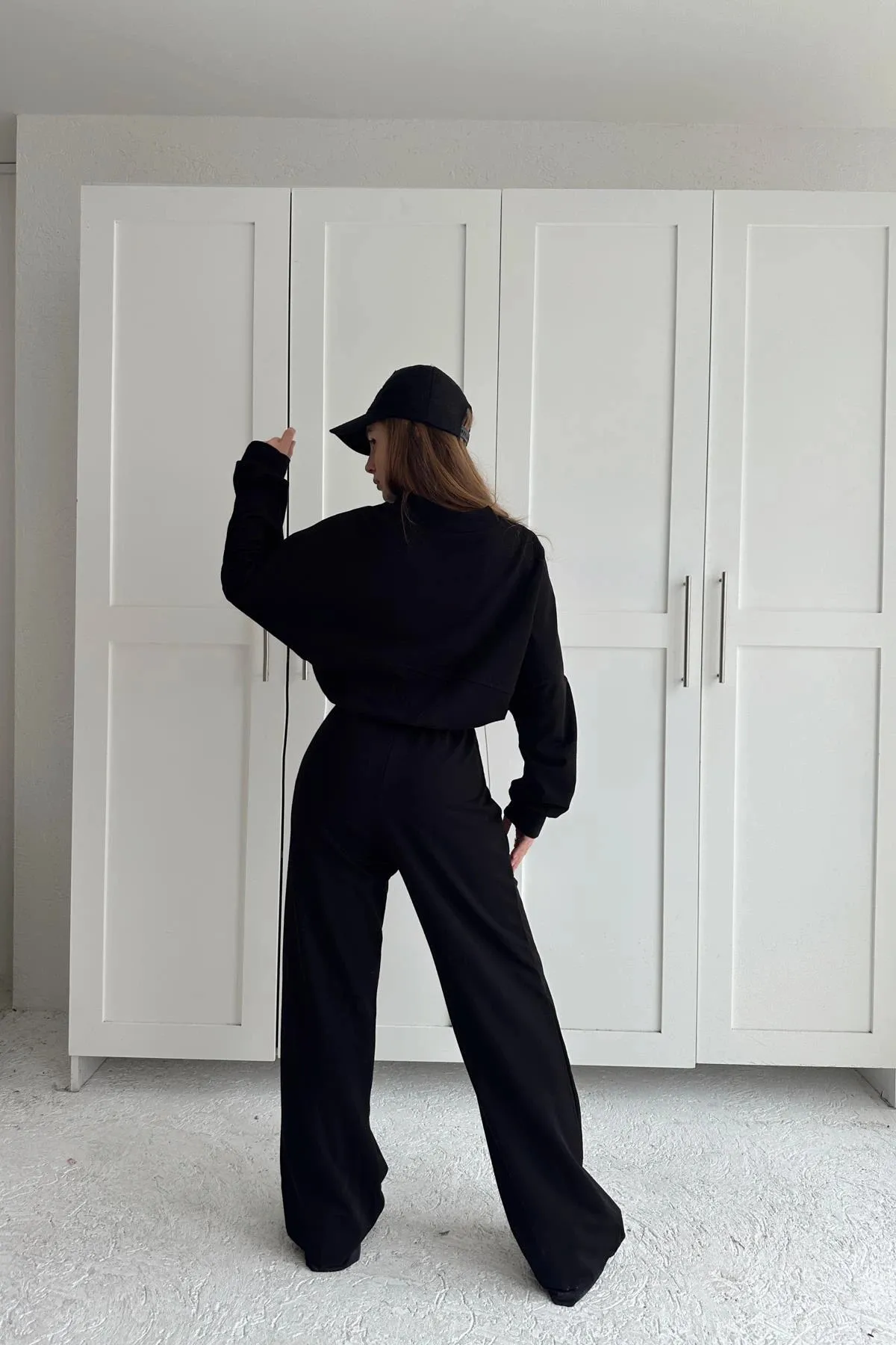 My Blog  Schwarzes Judge-Kragenset mit zwei Fäden für Damen