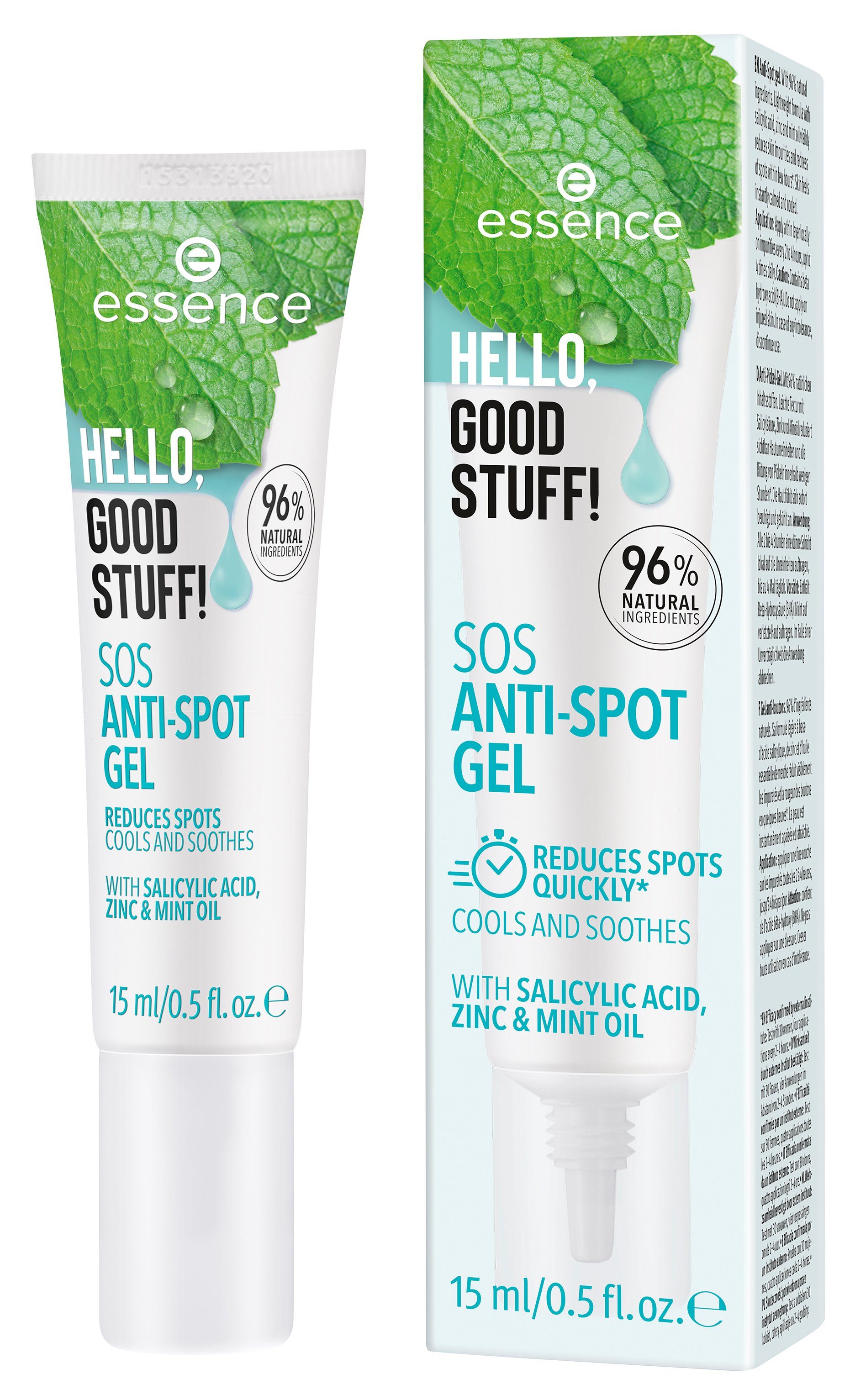 Essence Gesichtsmaske HELLO, GOOD STUFF! SOS ANTI-SPOT GEL Set, 3-tlg.