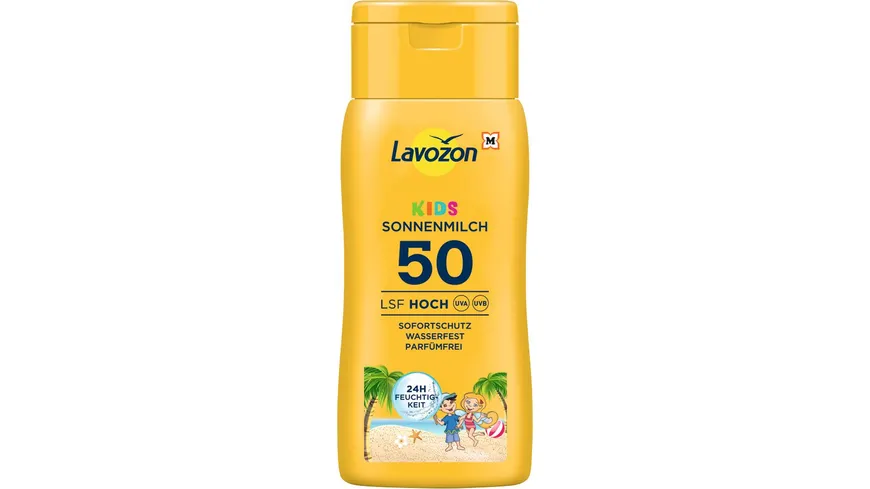 LAVOZON Kids Sonnenmilch LSF 50 200 ml